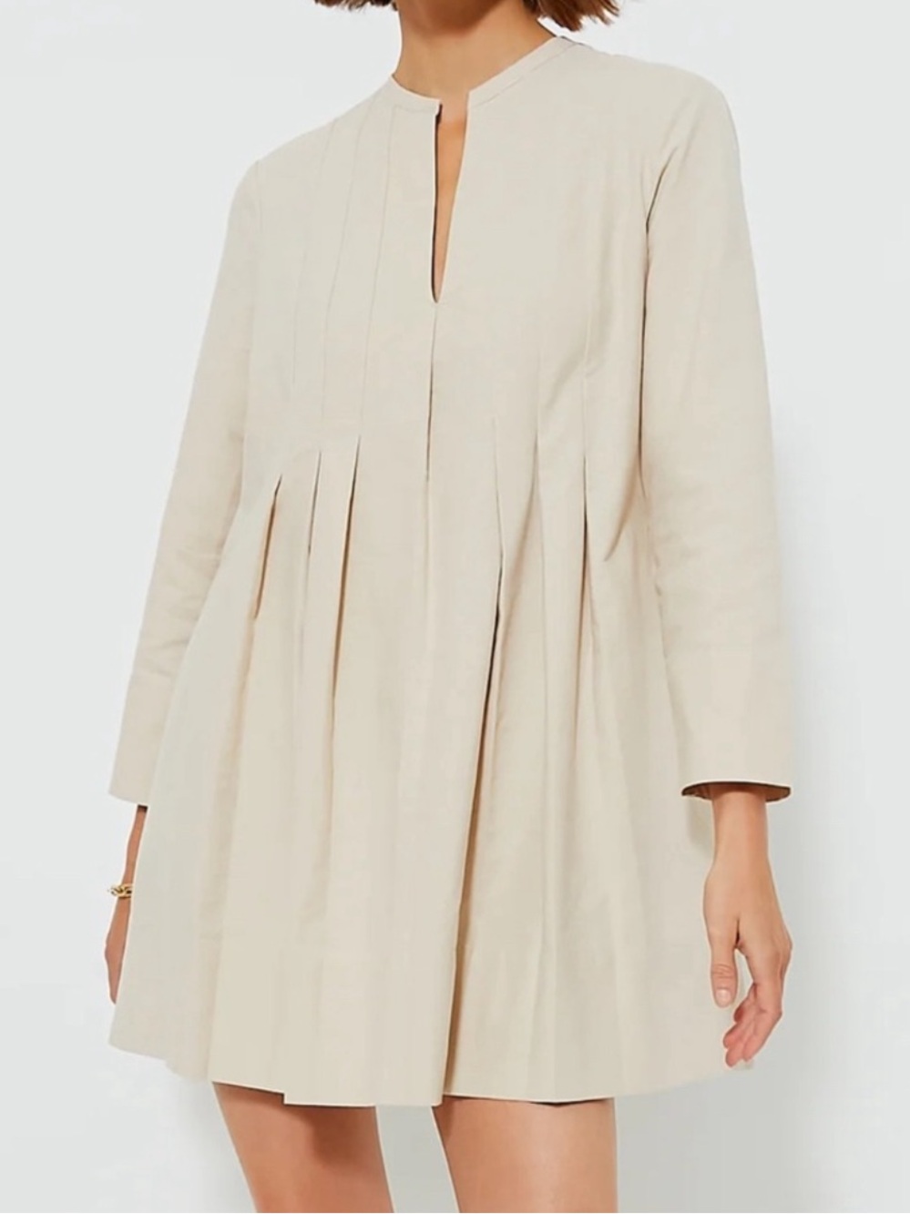 Tuckernuck Luella Dress in Stone (Light Khaki)